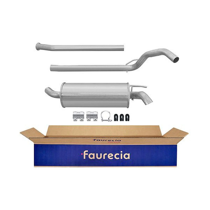 Hella End Silencer Rear fits Renault Twingo I 1993-1996 1.2