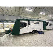 Caravan cover max (Xlarge , 570 - 630 cm) green 4345G8 Quest - Dynamic Drive