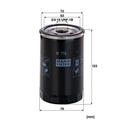 MANN-FILTER Engine Oil Filter