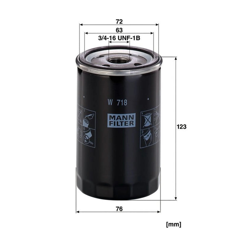 MANN-FILTER Engine Oil Filter