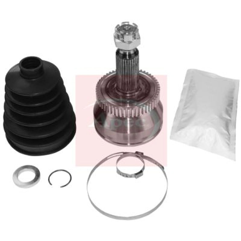 Apec CV Axle Shaft Assembly Wheel Side ACV1125