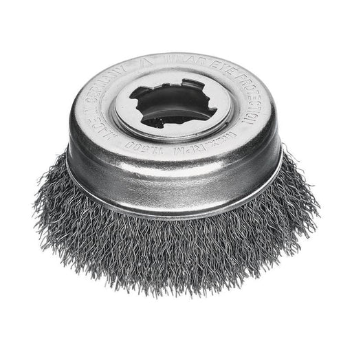 Lessmann X-Lock Crimped Cup Steel Brush 85mm Non Spark Lessmann - Dynamic Drive