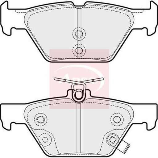 Apec Rear Brake Pad Set PAD2191