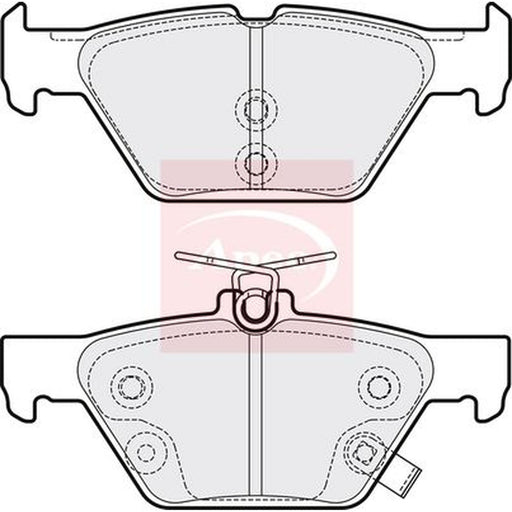 Apec Rear Brake Pad Set fits Subaru Crosstrek 2023 on 2.0