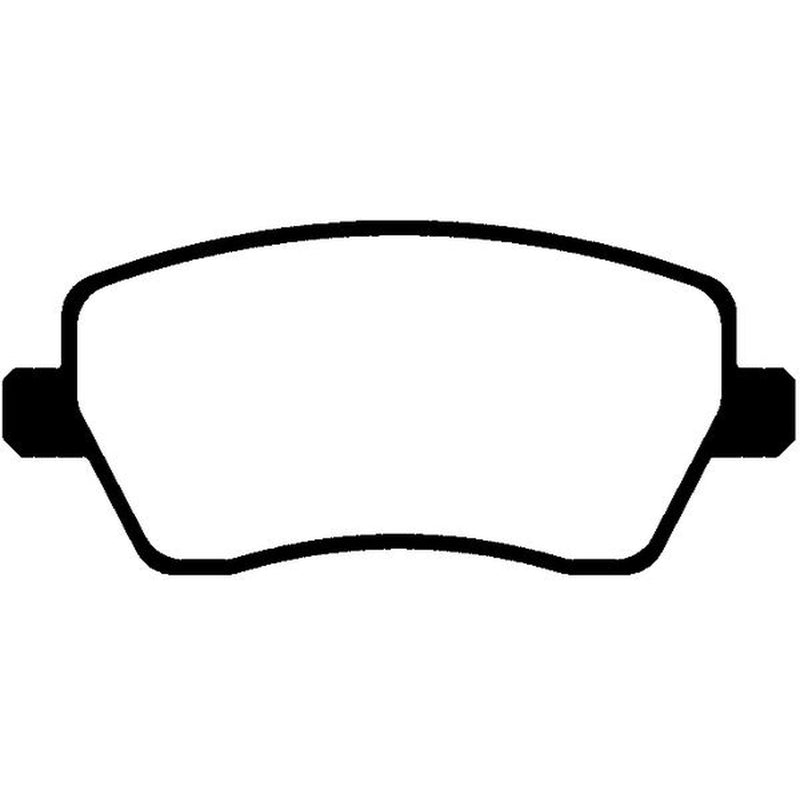 Abtex Front Brake Pad Set fits Dacia Dokker 2012-2021 1.5 1.6