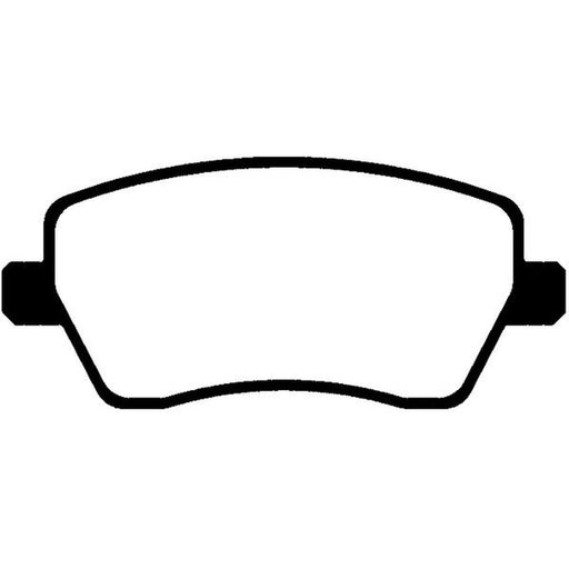 Abtex Front Brake Pad Set fits Dacia Dokker 2012-2021 1.5 1.6