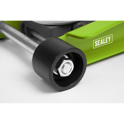 Sealey Trolley Jack 2.25 Tonne Low Profile Rocket Lift Hi-Vis Green 2001LEHV Sealey - Dynamic Drive