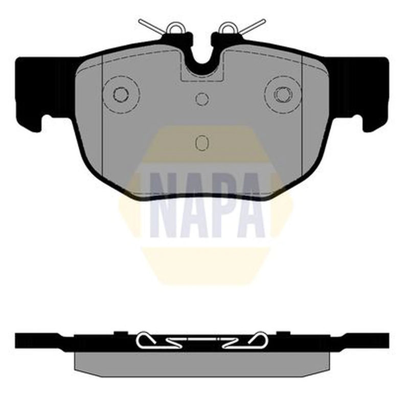 NAPA Rear Brake Pad Set fits Jaguar F-Pace 2018 on 5.0