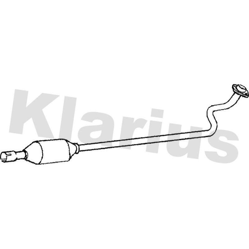 Klarius Box With Centre Pipe Centre fits Toyota Yaris/Vitz 1999-2005 1.0