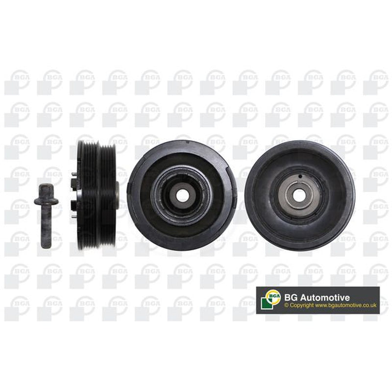 BGA Belt Pulley Set, Crankshaft fits Land Rover Freelander I 2000-2006 2.0