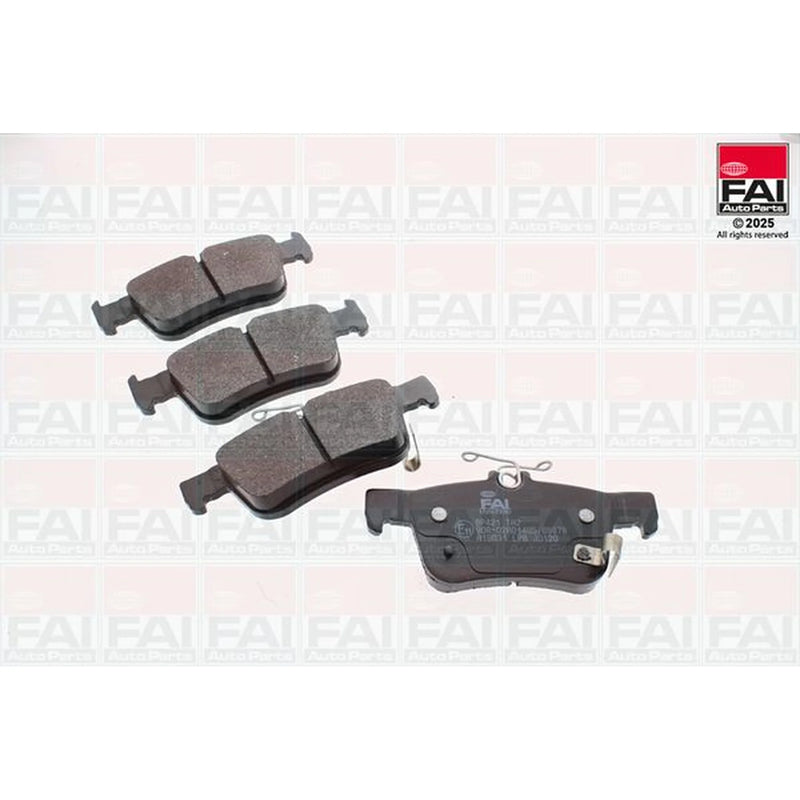 FAI Rear Brake Solid Discs & Pads fits Honda Civic X 2016-2022 1.0 1.5 1.6