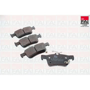 FAI Front & Rear Brake Discs & Pads fits Honda Civic X 2016-2022 1.5 1.6