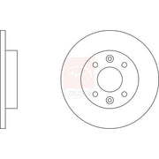 Apec Front Brake Solid Discs & Pads fits Renault Clio II Hatchback 1998-2000 1.9