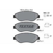 Textar Front Brake Pad Set 2247601