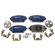 Borg & Beck Front & Rear Brake Discs & Pads fits Nissan Almera Tino 2000-2006