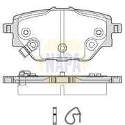 NAPA Rear Brake Pad Set fits MG Gs 2016 on 1.5