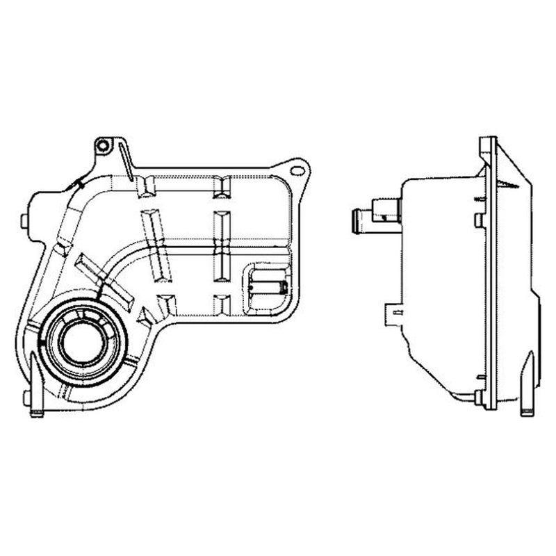Mahle Coolant Expansion Tank fits Audi A6 C5 2000-2005 2.5