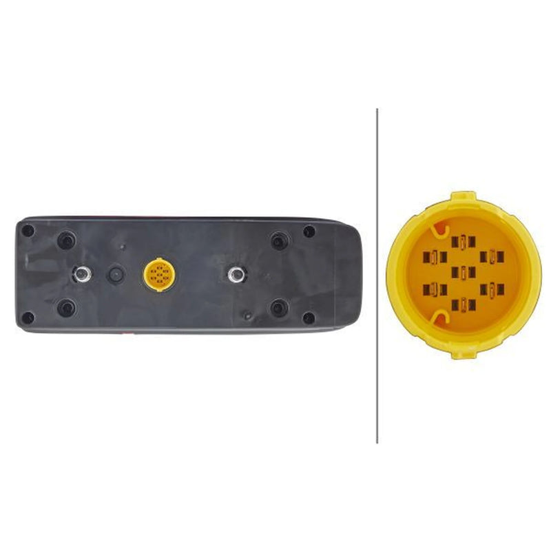 Hella Tail Light / Lamp R10W Left
