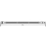 Borg & Beck Brake Hydraulic Hose Line outer BBH8402