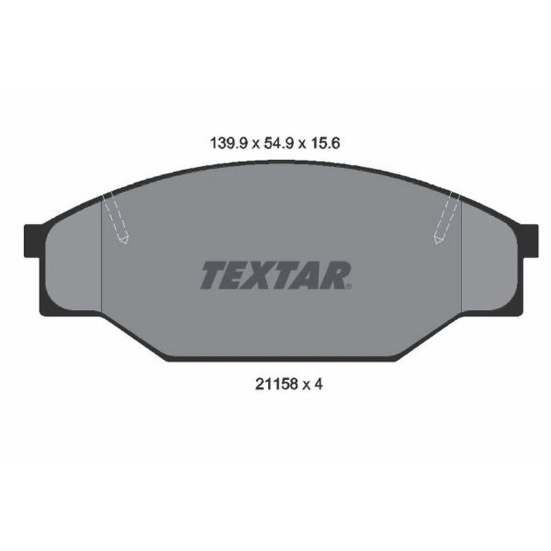 Textar Front Brake Pad Set 2115801