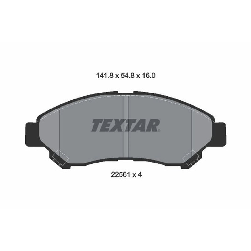 Textar Brake Pad Set 2256101