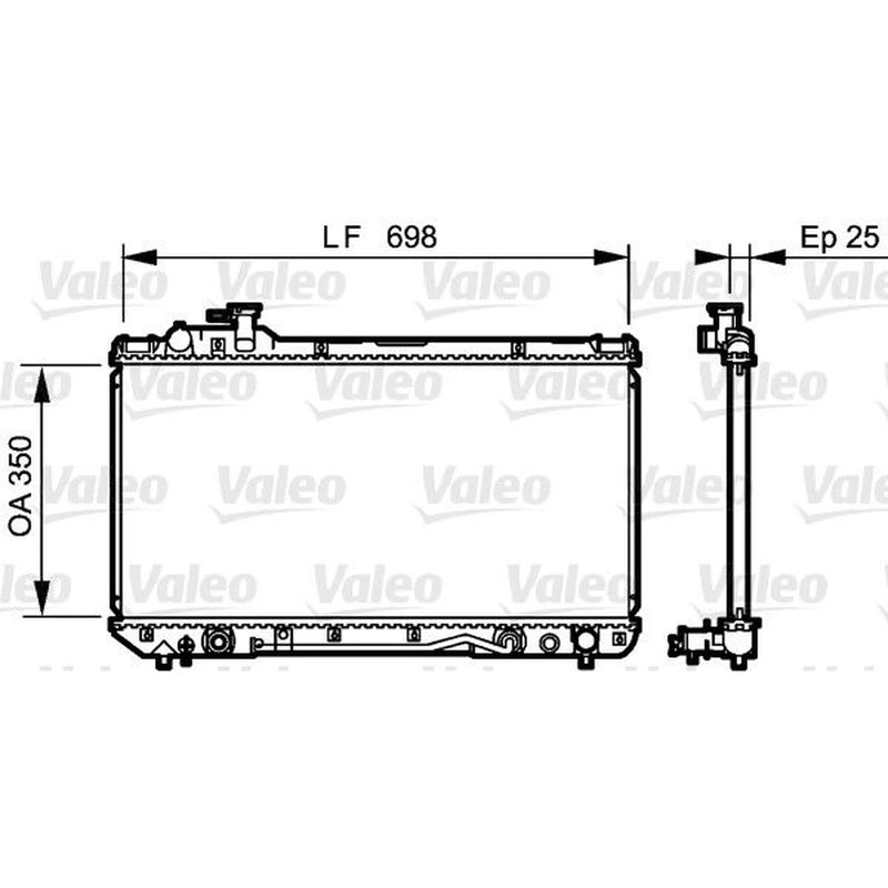 Valeo Engine Radiator 734466