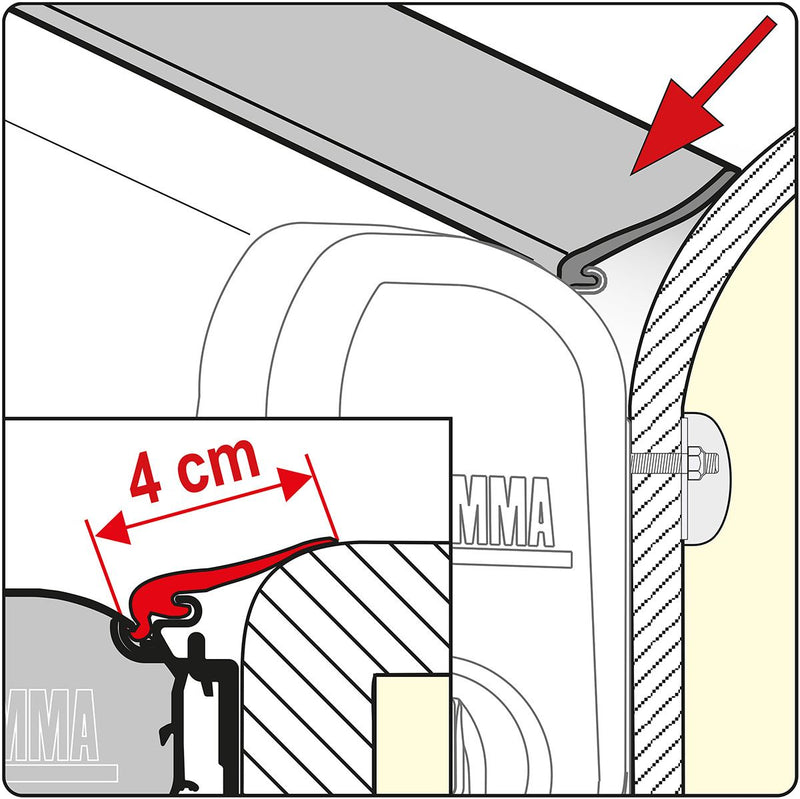 03477-01- RAIN GUARD M 30M Fiamma  - Dynamic Drive