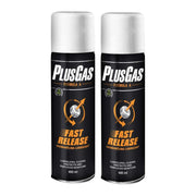 Plus Gas Releasing Fluid Aerosol Dismantle Lubricant Nuts & Bolts Kit 400ml X 2 Plus Gas  - Dynamic Drive