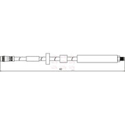 Apec Brake Hydraulic Hose Line Front fits Peugeot 3008 I 2009-2016 1.6 2.0