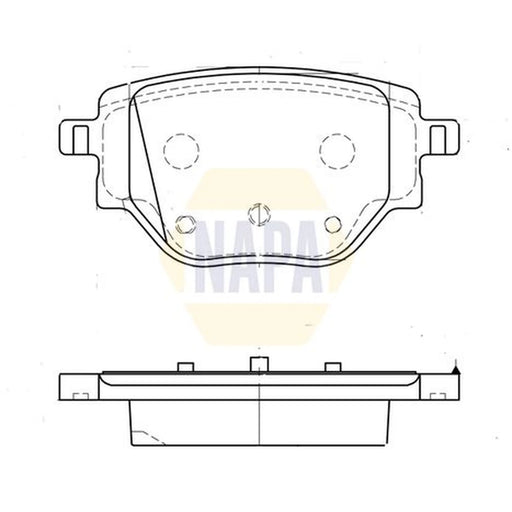 NAPA Rear Brake Pad Set NBP1926