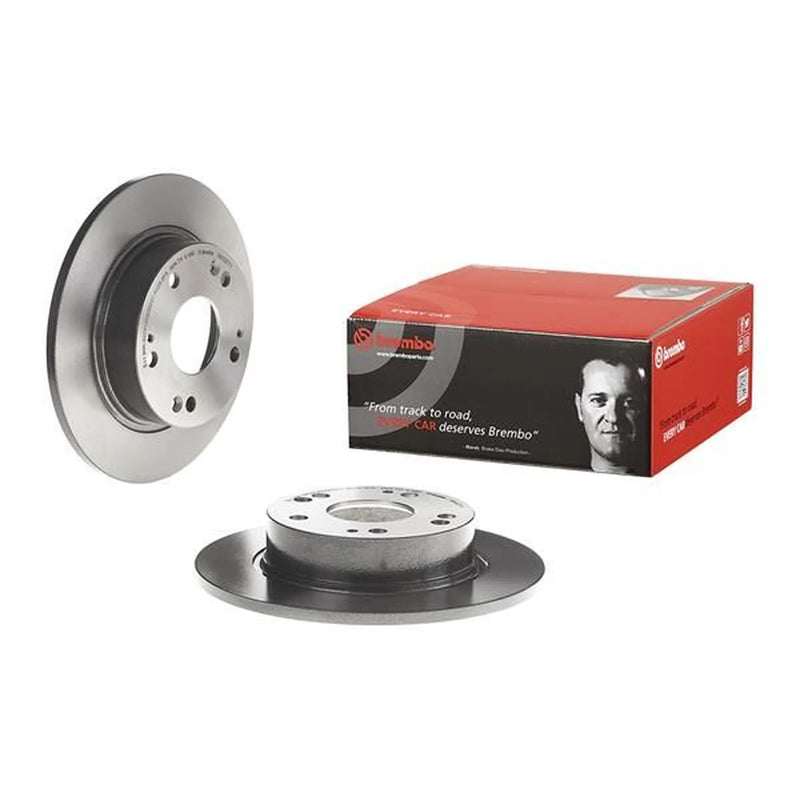 Brembo Rear Brake Solid Discs & Pads fits Honda Accord VII 2003-2008 2.0 2.2 2.4