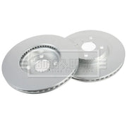 Borg & Beck Front Brake Vented Discs & Pads fits Toyota Yaris 2024 on 1.5
