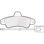 Apec Rear Brake Pad Set PAD807