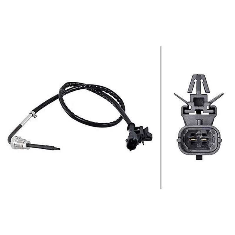 Hella Exhaust Gas Temperature Sensor fits Iveco Eurocargo I-Iii 1991-2015