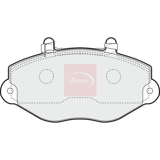 Apec Front Brake Pad Set PAD1106