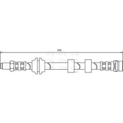 Apec Brake Hydraulic Hose Line Front HOS3094