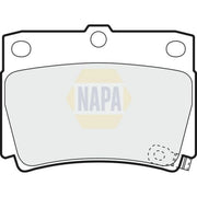 NAPA Front & Rear Pads fits Mitsubishi Shogun Sport III 2015 on 2.4