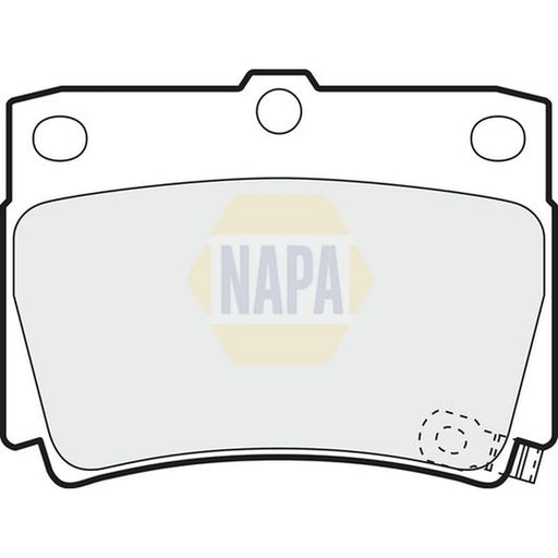 NAPA Rear Brake Pad Set NBP1728
