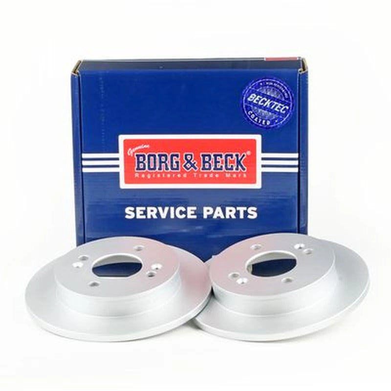 Borg & Beck Front & Rear Brake Discs & Pads fits Hyundai I10 I 2011-2013 1.0