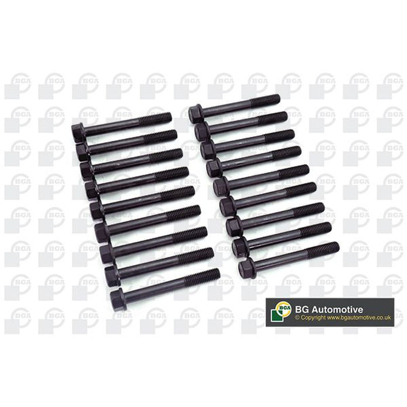 BGA Cylinder Head Bolt Set M12 fits Ford Transit 1978-2000 2.4 2.5