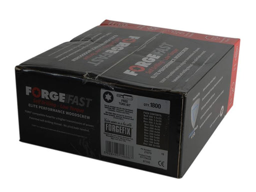 Forgefix ForgeFast Torx® Compatible Wood Screw Pack 1800 Piece ForgeFix - Dynamic Drive