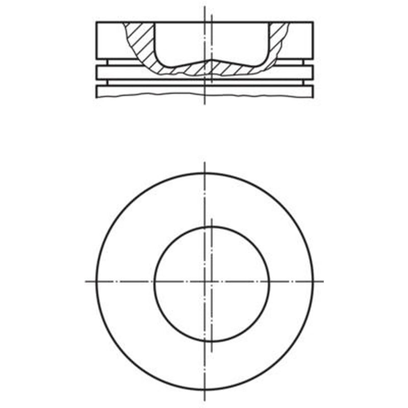 Mahle Piston Cylinder Bore = 107mm
