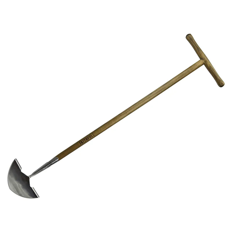 Faithfull Prestige Stainless Steel Edging Iron Ash Handle - FAIPRESEISS