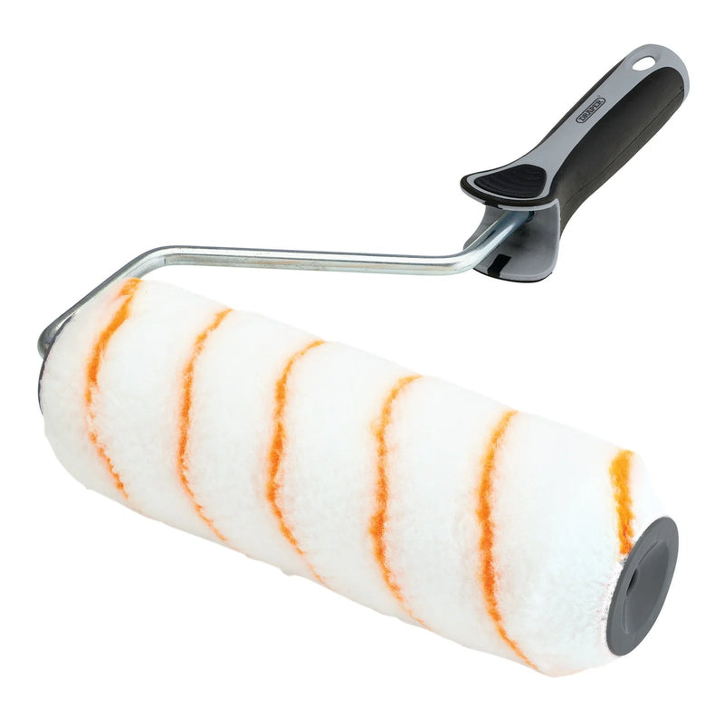 Draper Long Pile Polyester Paint Roller with Soft Grip Handle, 9"/230mm - image 1