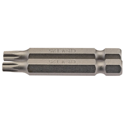 Draper TX-STAR Insert Bit, 1/4" Hex, 50mm Long, T25 (Pack of 2) Draper - Dynamic Drive