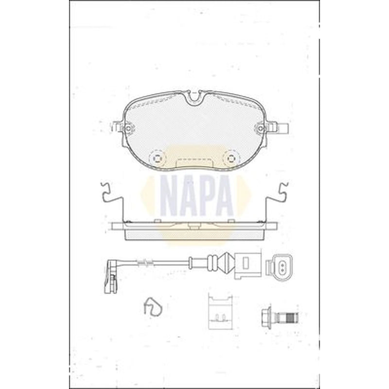 NAPA Front Brake Pad Set fits Cupra Born 2021 on
