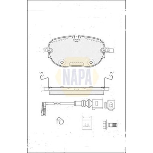 NAPA Front Brake Pad Set NBP1997