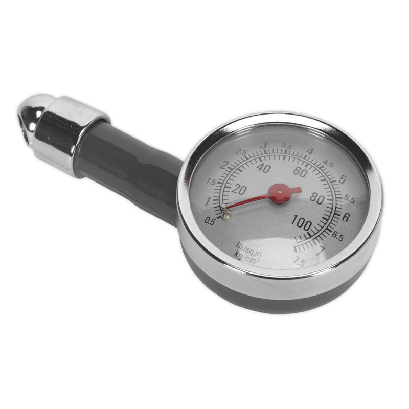 Sealey Dial Type Pressure Gauge 0-100psi TSTPG43 Sealey - Dynamic Drive