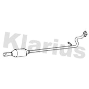 Klarius Box With Centre Pipe Centre fits Toyota Yaris/Vitz 2012-2020 1.5