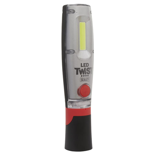 Sealey Rechargeable Inspection Lamp 360 Twist 8W COB LED Light 1000 Lumens Torch Sealey  - Dynamic Drive